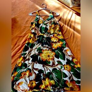 Floral A-line dress
